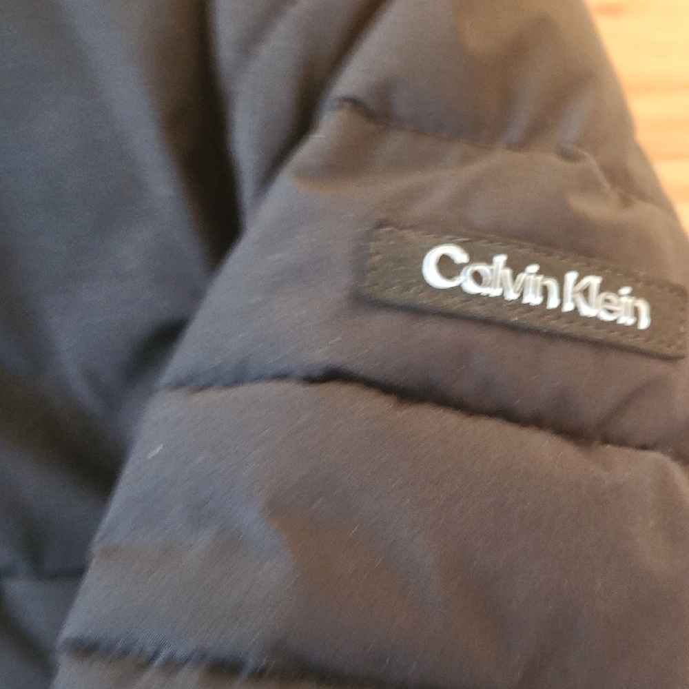 Calvin Klein Infinite stretch water resistant jacket With hood Black Small - Picture 4 of 17